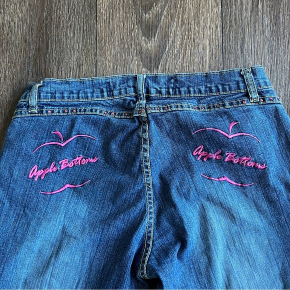 Apple Bottoms Jeans Vintage Y2k Apple Bottoms Pink Bling Apple